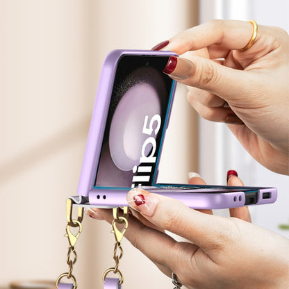For Samsung Galaxy Z Flip5 GKK Ultra-thin Handbag Phone Case(Black) - Galaxy Z Flip5 Cases by GKK | Online Shopping UK | buy2fix