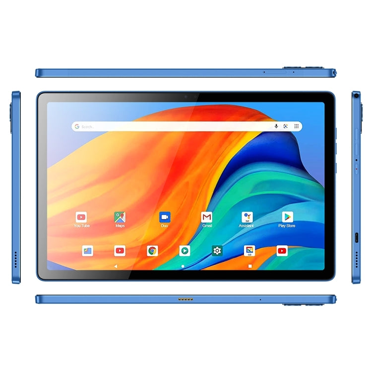 BDF P60 4G LTE Tablet PC 10.1 inch, 8GB+128GB, Android 11 MTK6755 Octa Core, Support Dual SIM, EU Plug(Blue) - BDF by BDF | Online Shopping UK | buy2fix