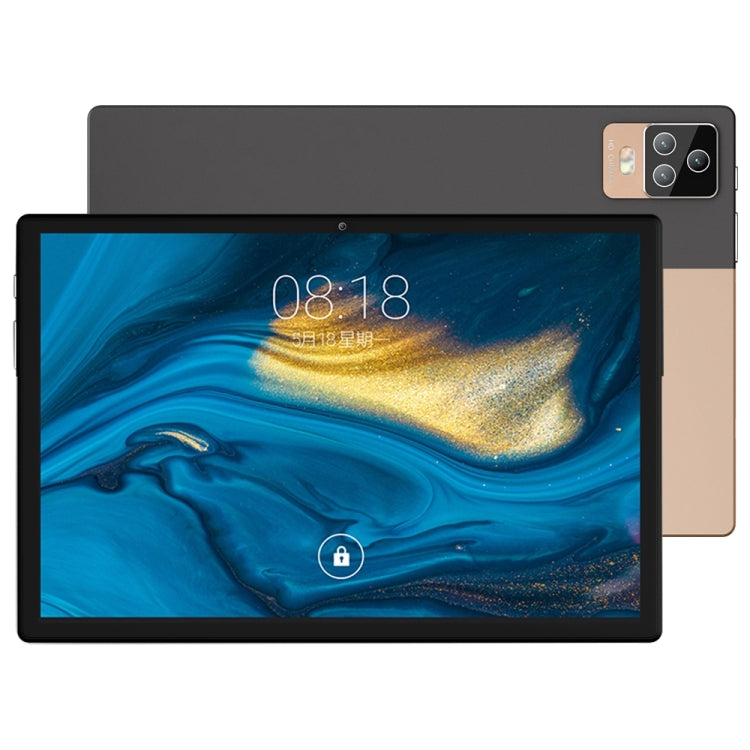 BDF P70 4G LTE Tablet PC 10.1 inch, 8GB+128GB, Android 11 MTK6755 Octa Core, Support Dual SIM, EU Plug(Gold) - BDF by BDF | Online Shopping UK | buy2fix