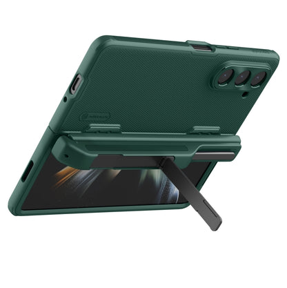 For Samsung Galaxy Z Fold5 NILLKIN Frosted Fold PC + TPU Phone Case with Pen Slot(Green) - Galaxy Z Fold5 Cases by NILLKIN | Online Shopping UK | buy2fix