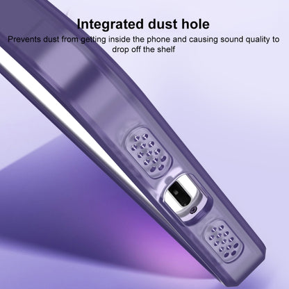 For iPhone 15 Pro Max MagSafe Frosted Translucent Mist Phone Case(Dark Purple) - iPhone 15 Pro Max Cases by buy2fix | Online Shopping UK | buy2fix