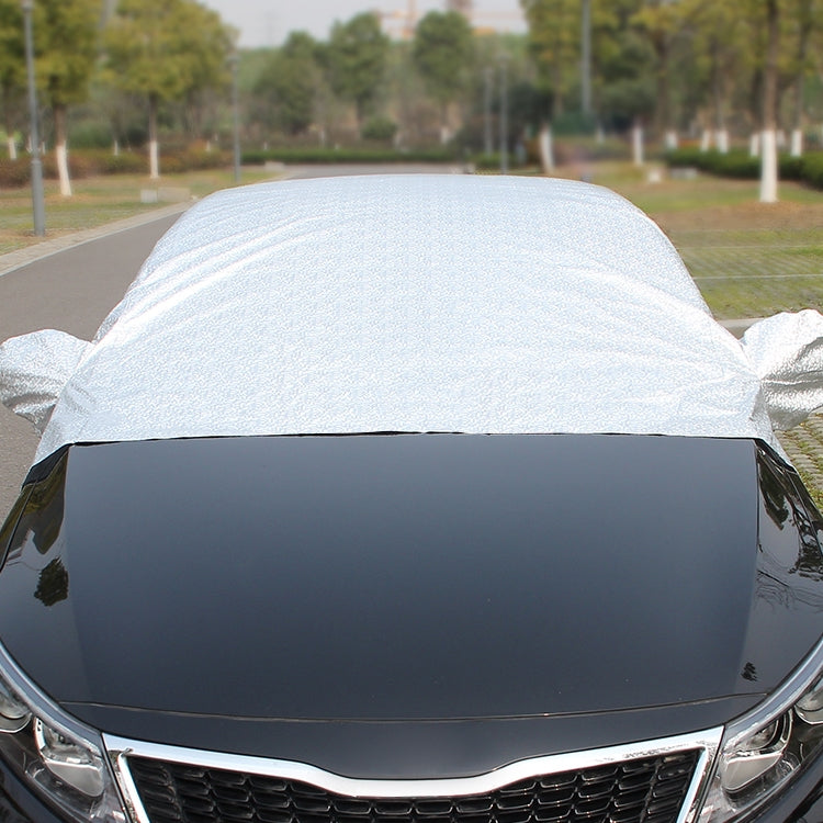 Car Half-cover Car Clothing Sunscreen Heat Insulation Sun Nisor, Aluminum Foil Size: 3.6x1.6x1.5m - Window Foils & Solar Protection by buy2fix | Online Shopping UK | buy2fix