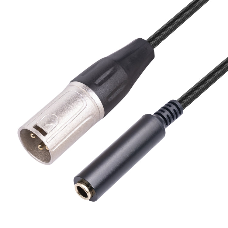 0.3m 6.35mm Female to XLR Male Microphone Audio Conversion Cable - Microphone Audio Cable & Connector by buy2fix | Online Shopping UK | buy2fix