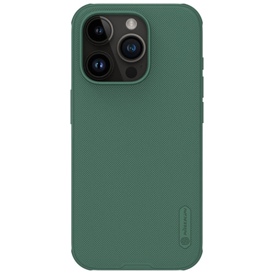 For iPhone 15 Pro NILLKIN Frosted Shield Pro PC + TPU Phone Case(Green) - iPhone 15 Pro Cases by NILLKIN | Online Shopping UK | buy2fix