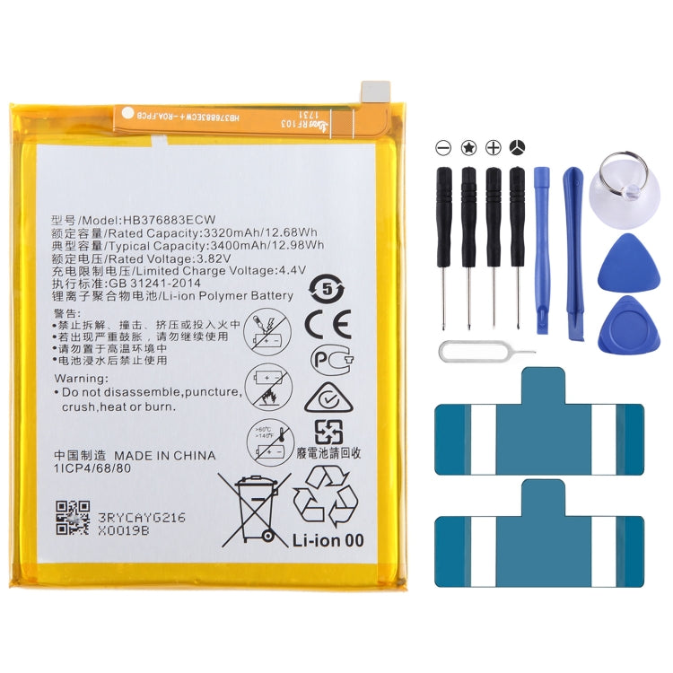 For Huawei P9 Plus Battery Replacement HB376883ECW 3400mAh - For Huawei by buy2fix | Online Shopping UK | buy2fix