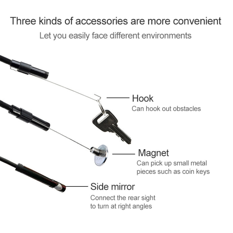 AN97 Waterproof Micro USB Endoscope Snake Tube Inspection Camera for Parts of OTG Function Android Mobile Phone, with 6 LEDs, Lens Diameter:7mm(Length: 10m) - Consumer Electronics by buy2fix | Online Shopping UK | buy2fix