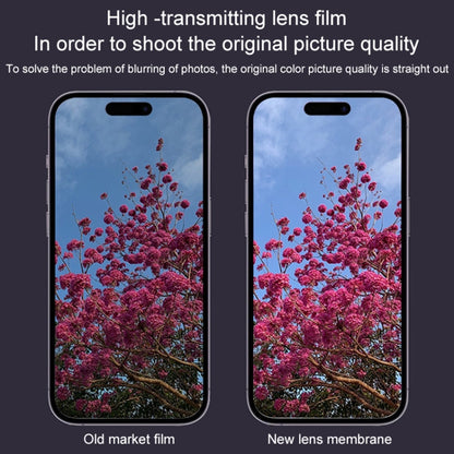 For iPhone 15 Pro / 15 Pro Max 50pcs Tempered Glass Back Camera Film - iPhone 15 Pro Max Tempered Glass by buy2fix | Online Shopping UK | buy2fix