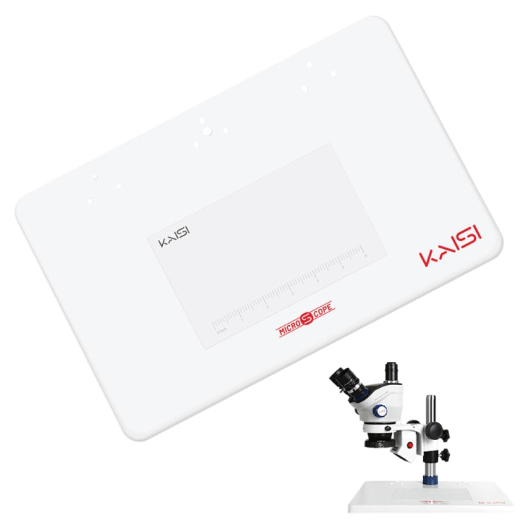 Kaisi TX-350E Ver1.2 7X-50X Microscope Zoom Stereo Microscope with Big Base - Microscope Magnifier Series by Kaisi | Online Shopping UK | buy2fix