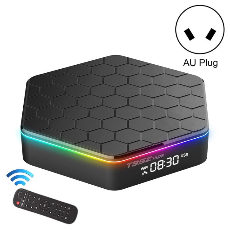 T95Z Plus 8K WiFi6 Android 12.0 Smart TV Box with Remote Control, 4GB+128GB, Allwinner H618 Quad-Core(AU Plug) - Others by buy2fix | Online Shopping UK | buy2fix