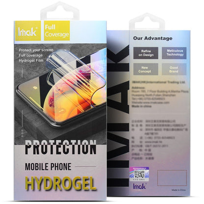 For iPhone 15 Pro Max 2pcs/Set imak Curved Hydrogel Film Pnone Back Protector - iPhone 15 Pro Max Tempered Glass by imak | Online Shopping UK | buy2fix