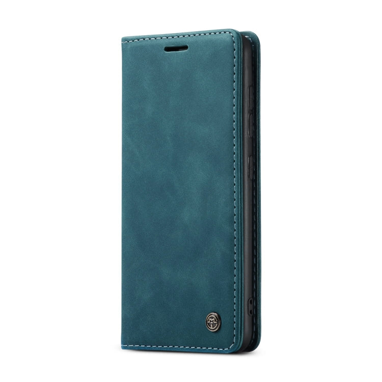 For Samsung Galaxy A31 CaseMe-013 Multifunctional Retro Frosted Horizontal Flip Leather Case with Card Slot & Holder & Wallet(Blue) - Samsung Accessories by CaseMe | Online Shopping UK | buy2fix