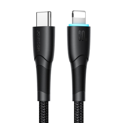 JOYROOM SA32-CL3 Starry Series 30W USB-C / Type-C to 8 Pin Fast Charging Data Cable, Length:1m(Black) - 2 in 1 Cable by JOYROOM | Online Shopping UK | buy2fix