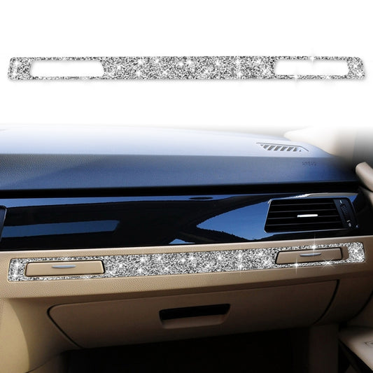 For BMW 3 Series E90 / E92 / E93 2005-2012 Car Passenger Side Center Control Diamond Decorative Sticker, Left Drive - Car Interior Mouldings by buy2fix | Online Shopping UK | buy2fix