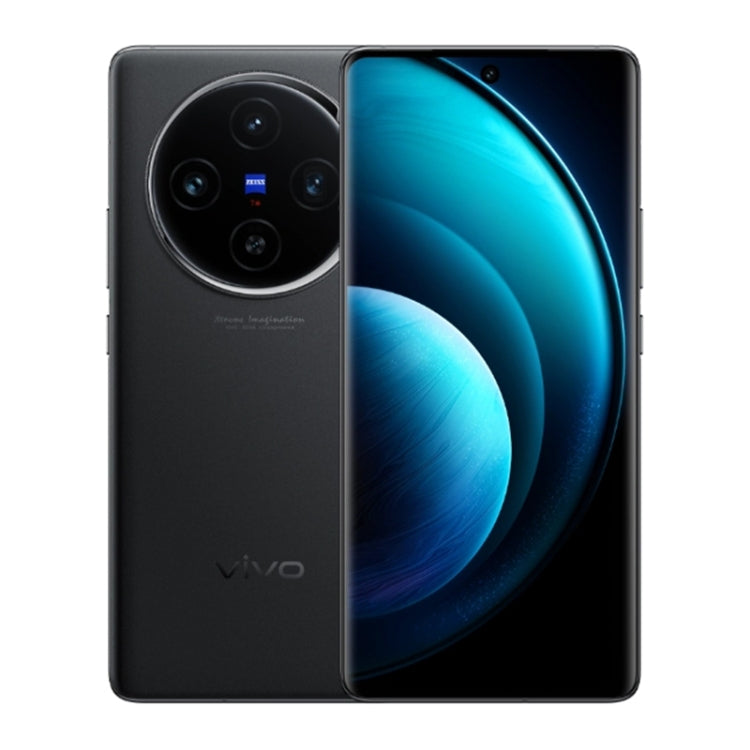 vivo X100, 16GB+512GB, Face ID / Fingerprint Identification, 6.78 inch Android 14 OriginOS 4 Dimensity 9300 Octa Core 3.25GHz, OTG, NFC, Network: 5G(Black) - vivo by vivo | Online Shopping UK | buy2fix