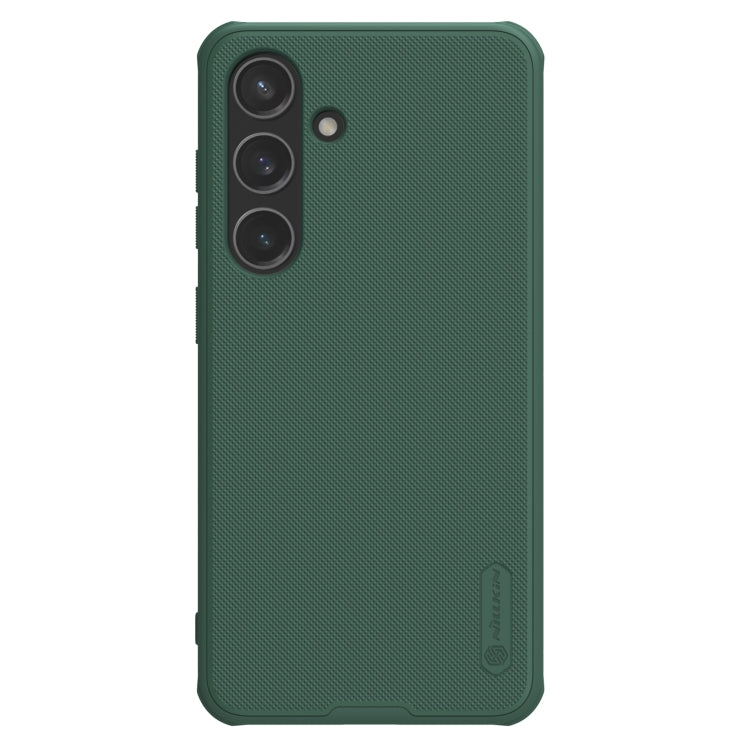 For Samsung Galaxy S24 5G NILLKIN Frosted Shield Pro Magnetic Magsafe Phone Case(Green) - Galaxy S24 5G Cases by NILLKIN | Online Shopping UK | buy2fix