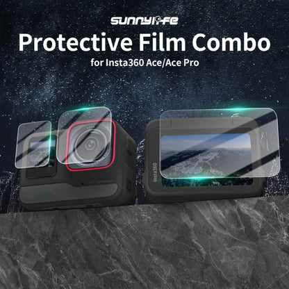 For Insta360 Ace Sunnylife 3 in 1 Rear & Front Screen Lens Explosion proof Film(1 Set) - Protective Film & Stickers by Sunnylife | Online Shopping UK | buy2fix