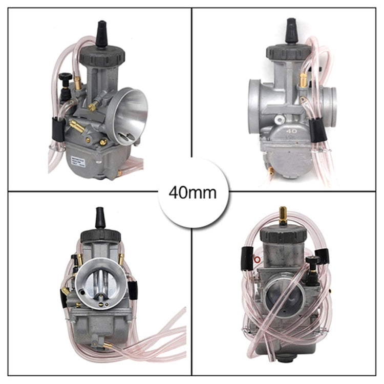 PWK40mm Universal Motorcycle Carburetor Carb Motor Carburetor - In Car by buy2fix | Online Shopping UK | buy2fix