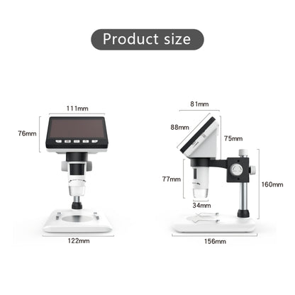 inskam307 0-40mm 1080P 4.3 inch LCD Screen Mobile Phone Repair Industry HD Electron Didital Microscope - Consumer Electronics by buy2fix | Online Shopping UK | buy2fix