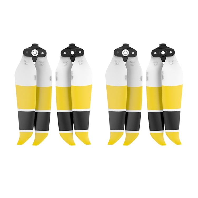 2 Pairs Sunnylife 7238F-3C For DJI Mavic Air 2 Double-sided Three-color Low Noise Quick-release Propellers(Black Yellow White) - DJI & GoPro Accessories by Sunnylife | Online Shopping UK | buy2fix