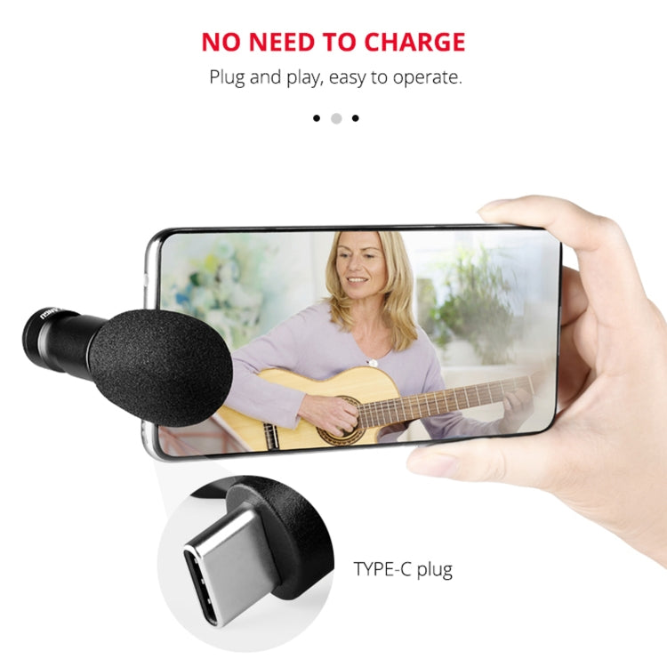 YELANGU MIC06-C Type-C Interface Portable Live Broadcast Interview Mobile Phone Recording Microphone - Consumer Electronics by YELANGU | Online Shopping UK | buy2fix