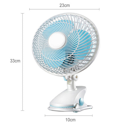 220V Portable Household Dormitory Mute Clip Base Mini Electric Fan, Length: 3m CN Plug - Electric Fans by buy2fix | Online Shopping UK | buy2fix