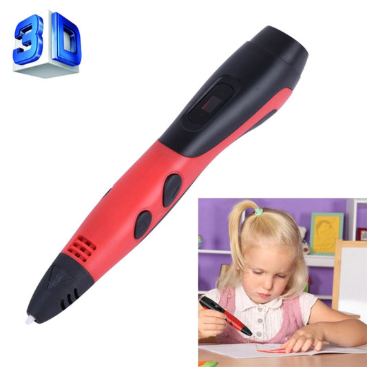 Gen 6th ABS / PLA Filament Kids DIY Drawing 3D Printing Pen with LCD Display(Red+Black) - Consumer Electronics by buy2fix | Online Shopping UK | buy2fix