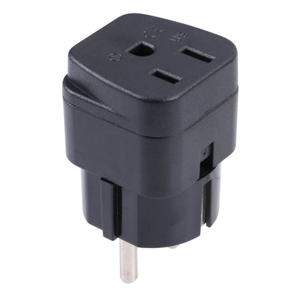 Portable Three-hole US to EU Plug Socket Power Adapter - Consumer Electronics by buy2fix | Online Shopping UK | buy2fix