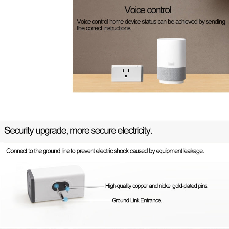 Sonoff S31 16A Phone APP Remote Timing & Power Energy Usage Monitor Mini WiFi Smart Socket Works with Alexa and Google Home, US Plug - Smart Socket by Sonoff | Online Shopping UK | buy2fix