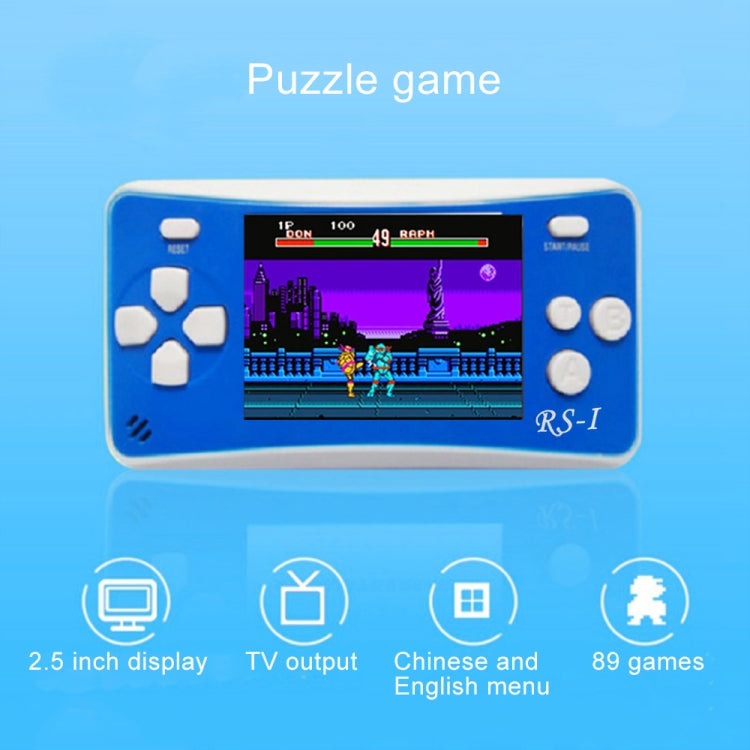 RS-1 Retro Portable Handheld Game Console, 2.5 inch 8 Bits True Color LCD, Built-in 152 Kinds Games(Black) - Pocket Console by buy2fix | Online Shopping UK | buy2fix