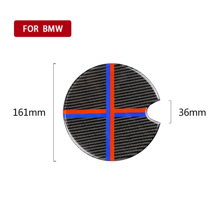 Red Blue Color Car Fuel Tank Cover Carbon Fiber Decorative Sticker for BMW Mini Cooper R50 / R52 / R55 / R56 / R57 / R58 / R59 / R60 / R61 / F55 / F56 - Car Interior Mouldings by buy2fix | Online Shopping UK | buy2fix