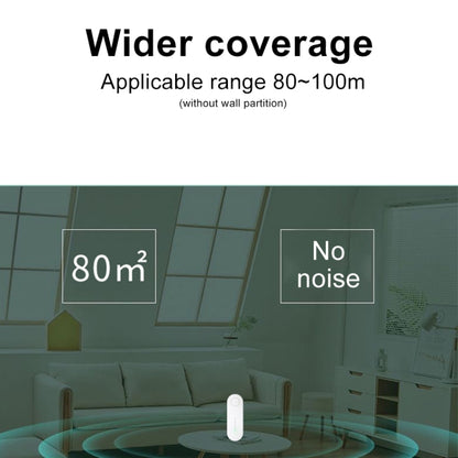 Mini Household Wireless Ultrasonic Deodorizer Vacuum Cleaner Dust Mite Controller, US Plug(White) - Home & Garden by buy2fix | Online Shopping UK | buy2fix