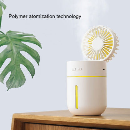 T9 Portable Adjustable USB Charging Desktop Humidifying Fan with 3 Speed Control (White) - Consumer Electronics by buy2fix | Online Shopping UK | buy2fix