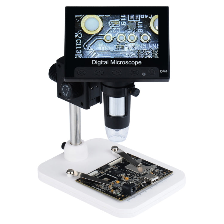 720P 4.3 inch Display Screen HD Industrial Digital Microscope - Digital Microscope by buy2fix | Online Shopping UK | buy2fix