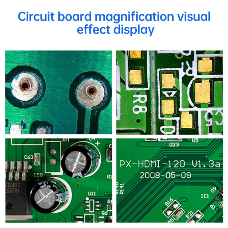 720P 4.3 inch Display Screen HD Industrial Digital Microscope - Digital Microscope by buy2fix | Online Shopping UK | buy2fix