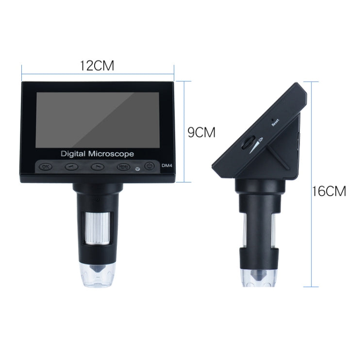 720P 4.3 inch Display Screen HD Industrial Digital Microscope - Digital Microscope by buy2fix | Online Shopping UK | buy2fix