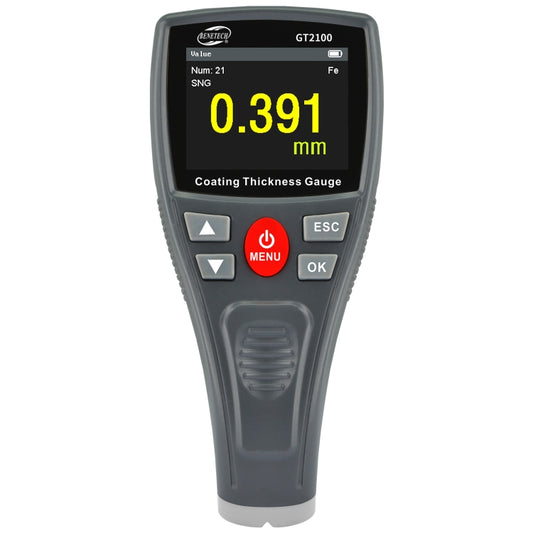 BENETECH GT2100 Digital Anemometer Coating Thickness Gauge Color Screen Car Paint Thickness Tester Meter - Consumer Electronics by BENETECH | Online Shopping UK | buy2fix