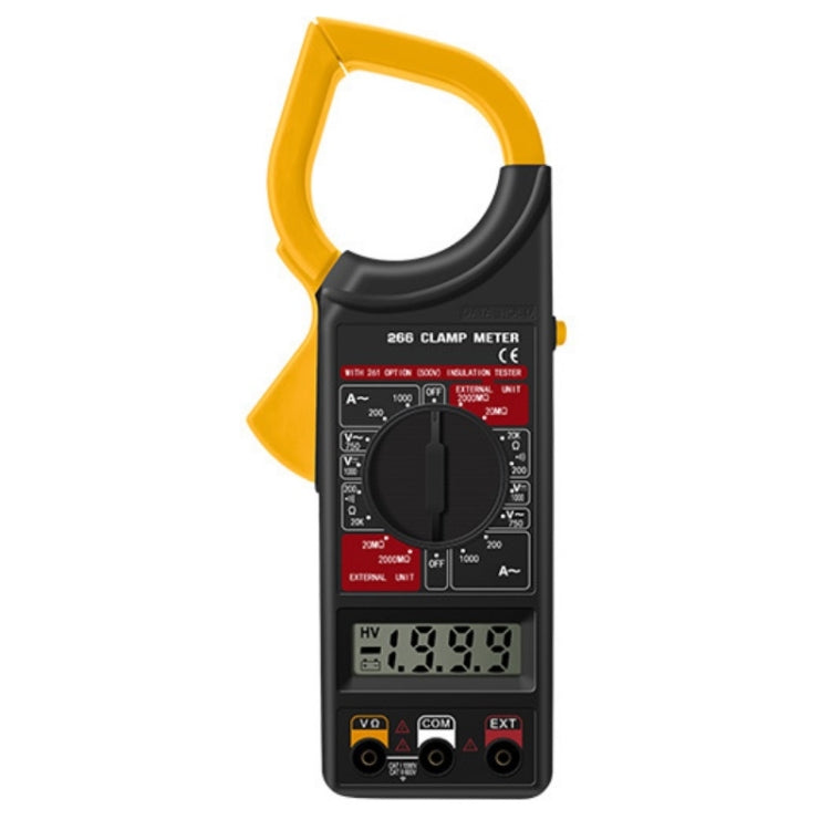 ANENG 266X Automatic High-Precision Clamp Multimeter with Buzzer (Yellow) - Consumer Electronics by ANENG | Online Shopping UK | buy2fix