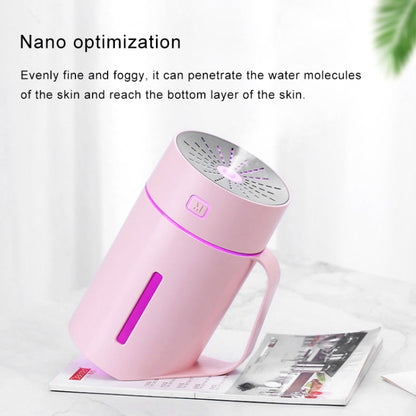 ML-S2 Water Cup Shape Intelligent Mute LED Night Light Atomized Humidifier Air humidification Machine(Pink) - Home & Garden by buy2fix | Online Shopping UK | buy2fix