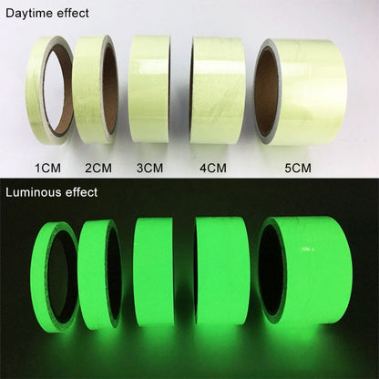 Luminous Tape Glow In Dark Wall Sticker Luminous Photoluminescent Tape Stage Home Decoration, Size: 3cm x 3m(Green Light) - Sticker by buy2fix | Online Shopping UK | buy2fix