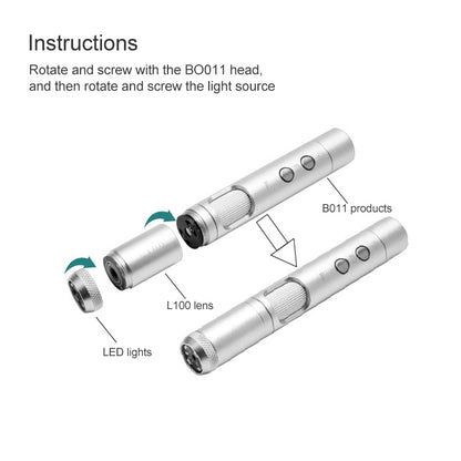 Supereyes L100 300X Telephoto Lens Electronic Microscope Lens Accessories for HCB0990 - Others by Supereyes | Online Shopping UK | buy2fix