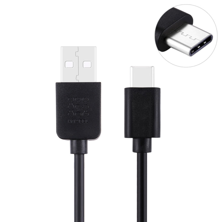 HAWEEL 1m USB-C / Type-C to USB 2.0 Data & Charging Cable(Black) - USB-C & Type-C Cable by buy2fix | Online Shopping UK | buy2fix