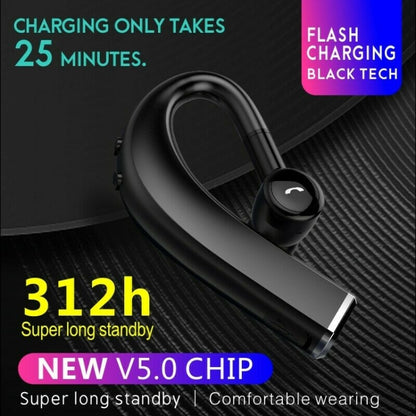 F680 Bluetooth 5.0 Fast Charging Wireless Business Sports Bluetooth Earphone (Pink) - Bluetooth Earphone by buy2fix | Online Shopping UK | buy2fix