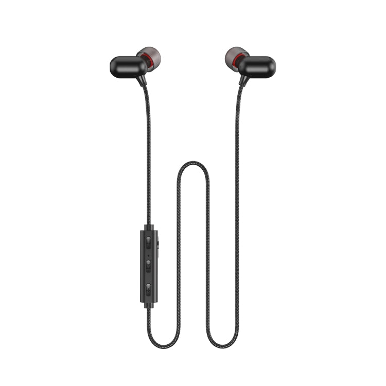 REMAX RB-S11 Lotune Series Wireless Metal Powerbears V5.0 Bluetooth Earphone (Black) - Neck-mounted Earphone by REMAX | Online Shopping UK | buy2fix