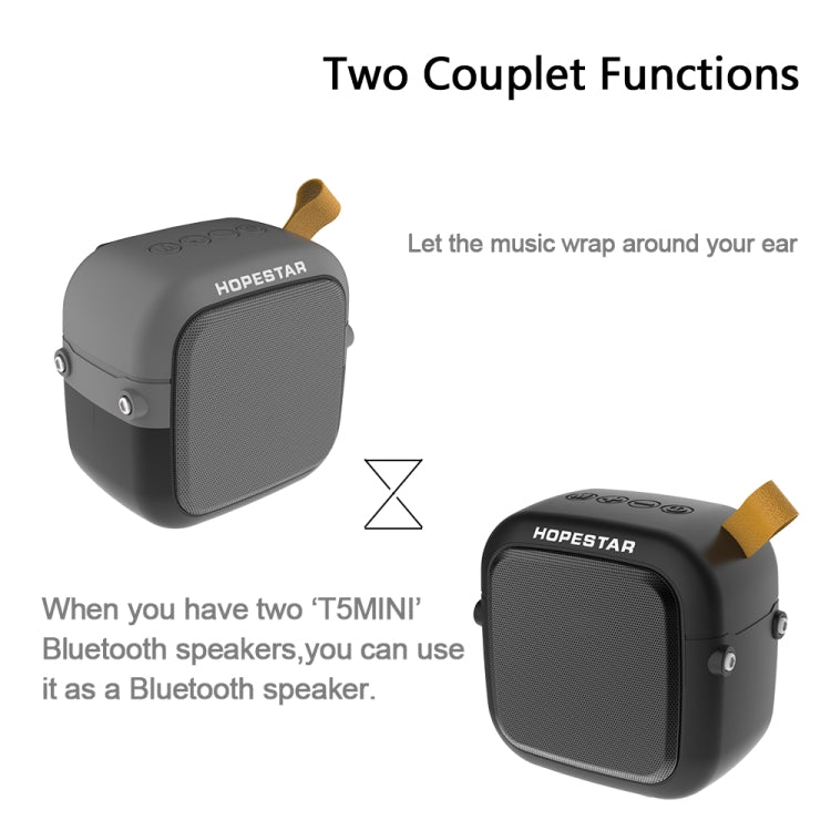 HOPESTAR T5mini Bluetooth 4.2 Portable Mini Wireless Bluetooth Speaker (Red) - Mini Speaker by HOPESTAR | Online Shopping UK | buy2fix