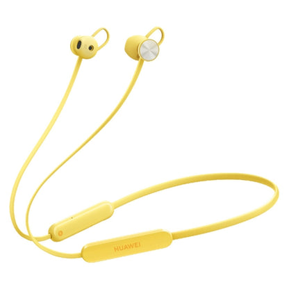 Original Huawei FreeLace Wireless Earphone Vibrant Edition (Muxi Yellow) - Neck-mounted Earphone by Huawei | Online Shopping UK | buy2fix