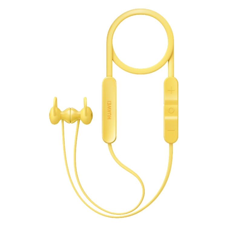 Original Huawei FreeLace Wireless Earphone Vibrant Edition (Muxi Yellow) - Neck-mounted Earphone by Huawei | Online Shopping UK | buy2fix