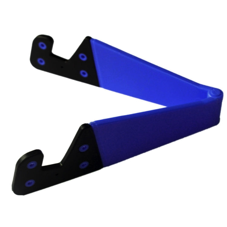 V Shape Universal Mobile Phone Tablet Bracket Holder (Dark Blue) - Desktop Holder by buy2fix | Online Shopping UK | buy2fix