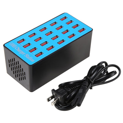 WLX-A5+ 100W 20 USB Ports Charger Station Automatically Assigned Smart Charger with Power LED Indicator, US Plug - Multifunction Charger by buy2fix | Online Shopping UK | buy2fix