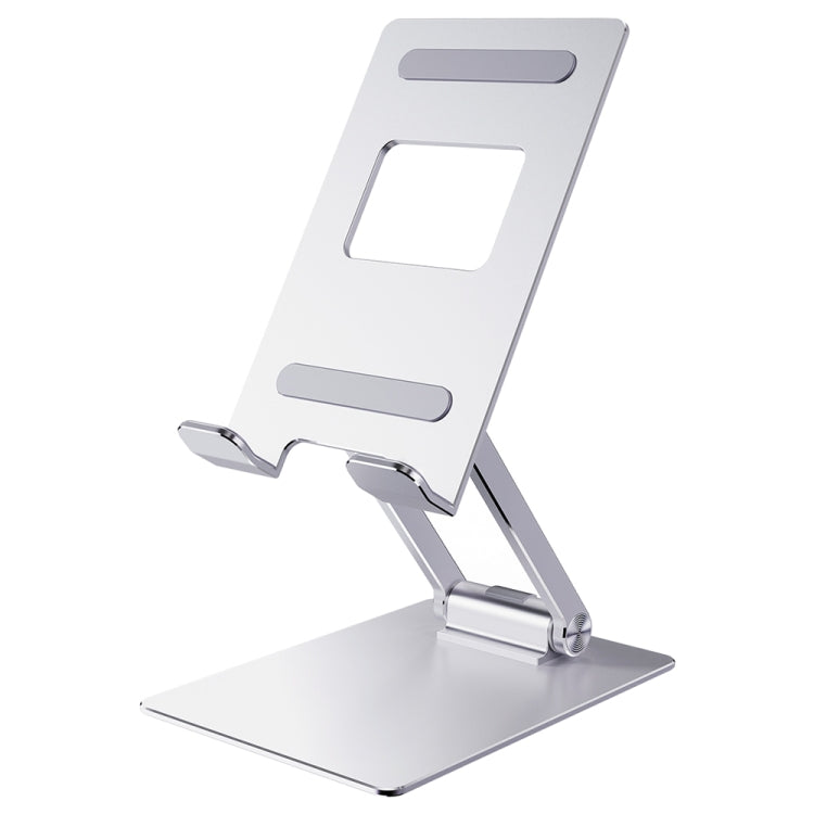 R-JUST SJ33 Aluminum Alloy Folding Phone / Tablet Stand(Silver) - Desktop Holder by R-JUST | Online Shopping UK | buy2fix