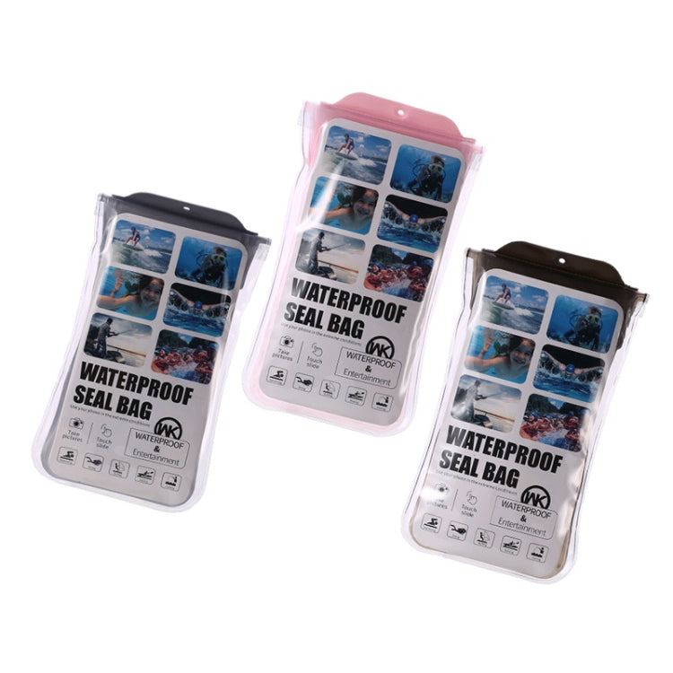 WK WT-Q02 Waterproof Bag with Lanyard for Smart Phones 6.5 inch or Below (Pink) - Waterproof Bag by WK | Online Shopping UK | buy2fix